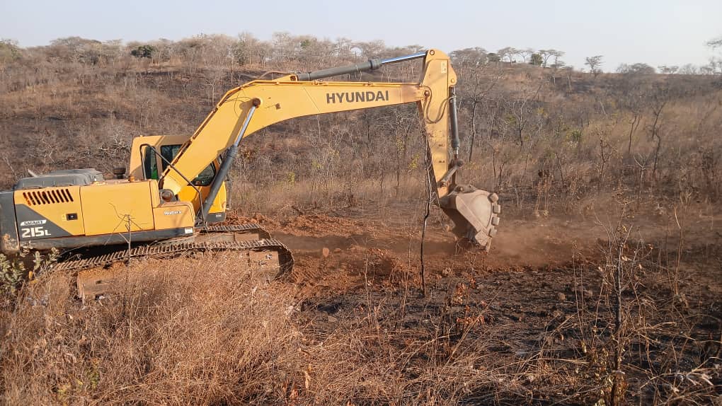 Site clearing and earthworks by Enginove